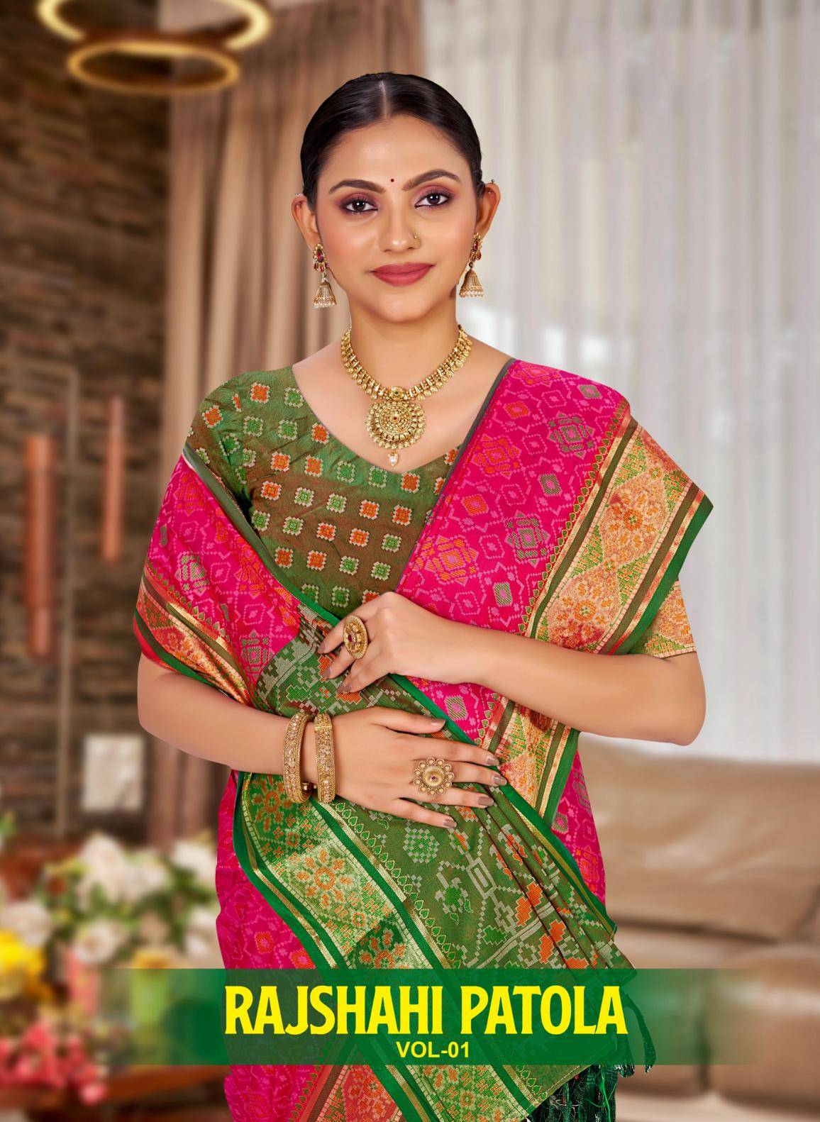 Bunawat - Rajshahi Patola-01 Bridal sarees in Pune